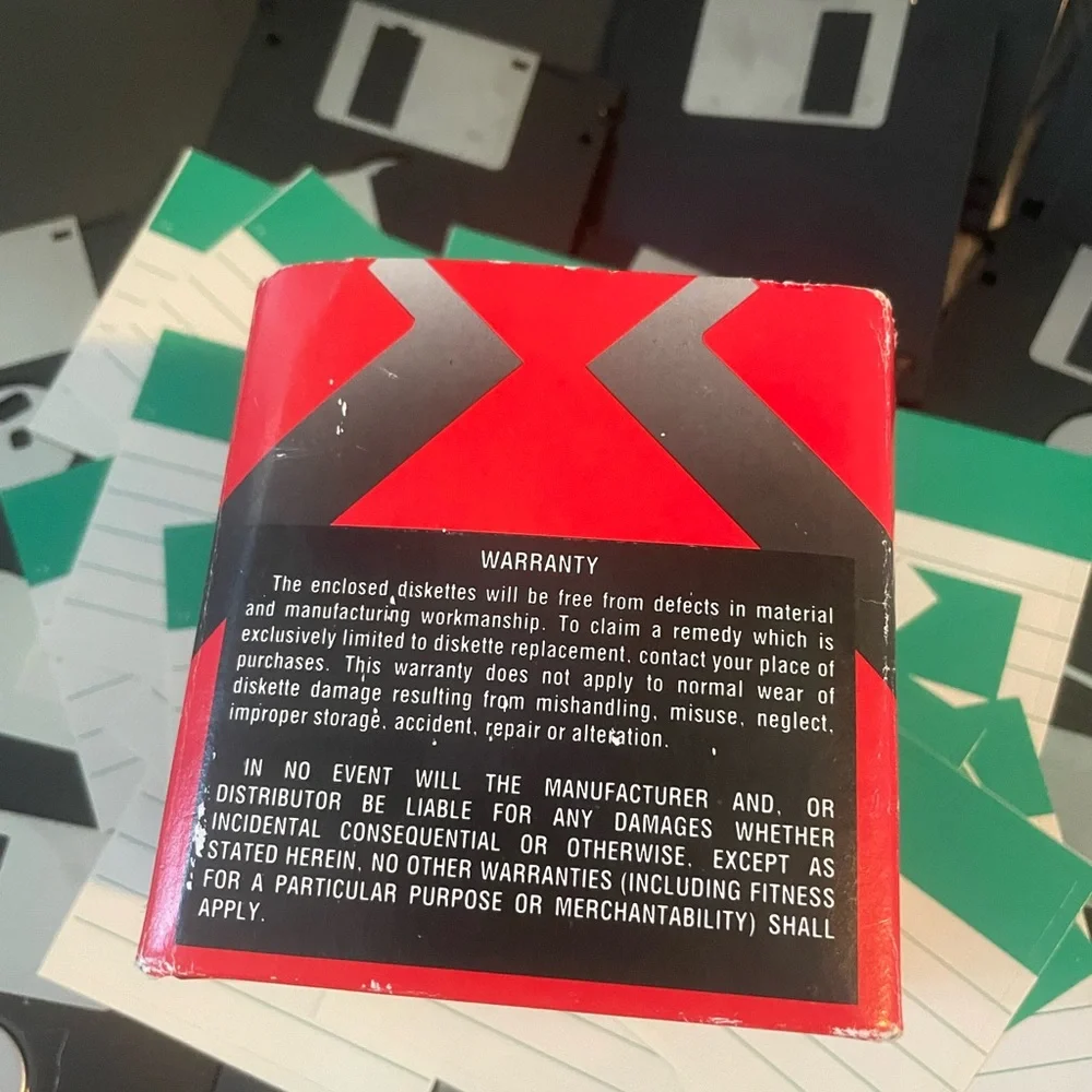 NEW open-box: 3.5 DS HD Floppy Diskettes Set of 25- 1.44MB IBM Formatted